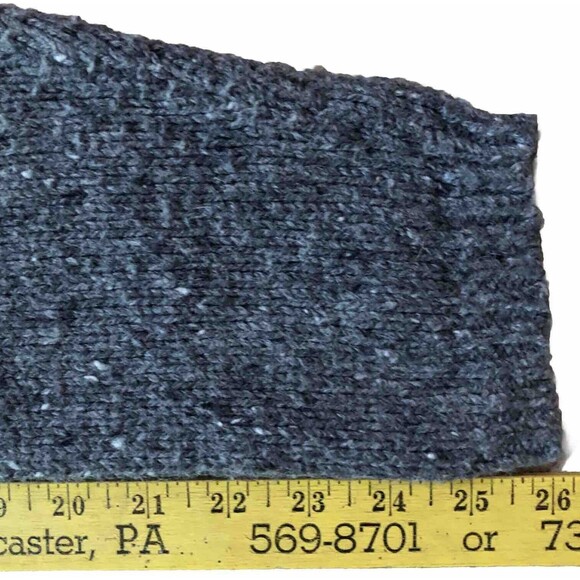 Union Bay Wool Blend Crewneck Sweater Mens Size L 80s Gray Grandpa Core Pullover - Picture 8 of 10